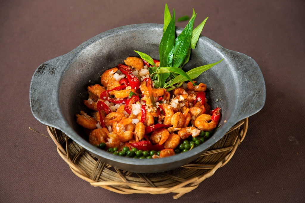 Tôm khô rang muối