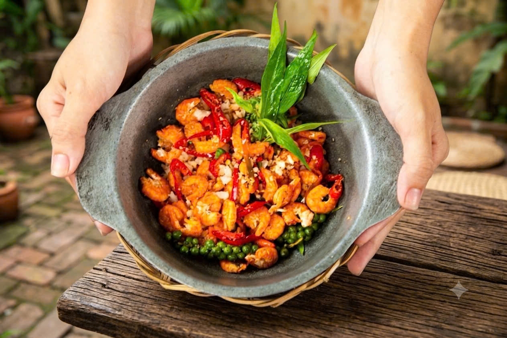 Tôm khô rang muối