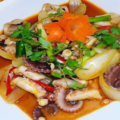 Bạch Tuộc Xào Chua Ngọt