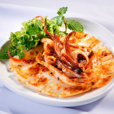 Mực Lá Nướng Muối Ớt/Mọi/Sa Tế