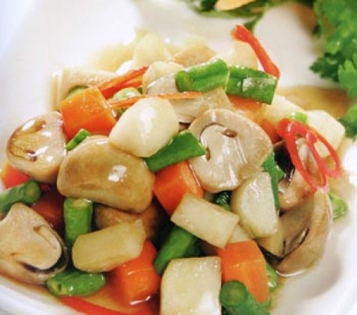 Nấm Xào Chay
