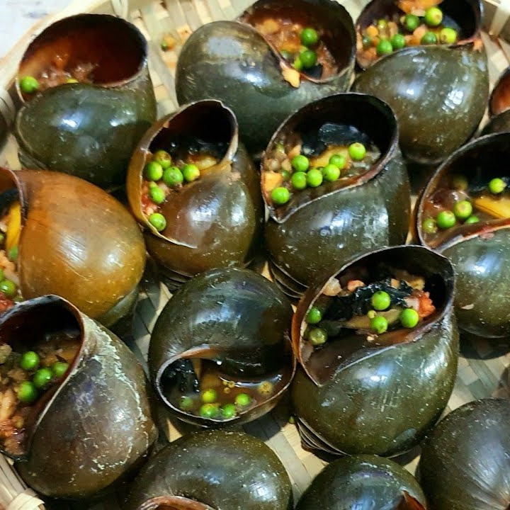 Ốc Bươu Nướng Tiêu