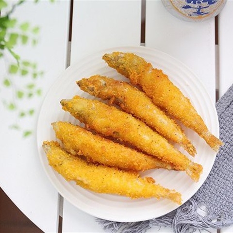 Cá Trứng Lăn Bột Chiên Giòn
