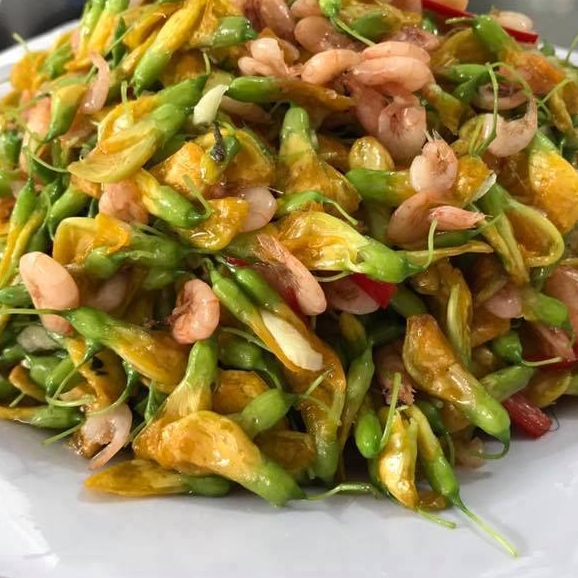 Tép Trấu Xào Bông Điên Điển