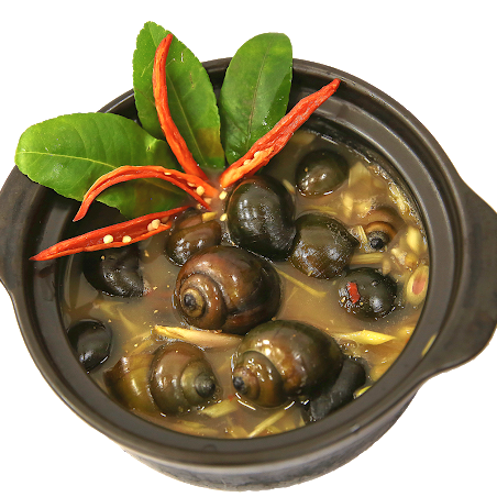 Ốc Bươu Luộc Sả/Luộc Mẻ