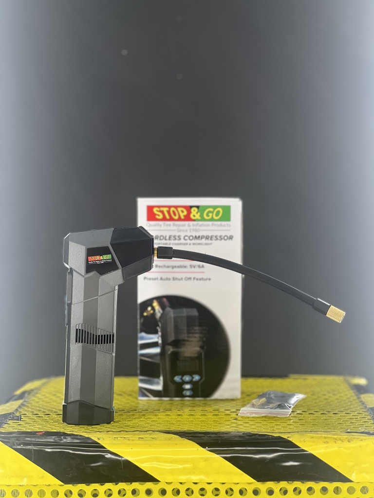 MÁY BƠM LỐP XE STOP &GO CL-RCP (BƠM PIN) Chợ Bảo Hộ - Đồ Phượt & Bảo Hộ ...