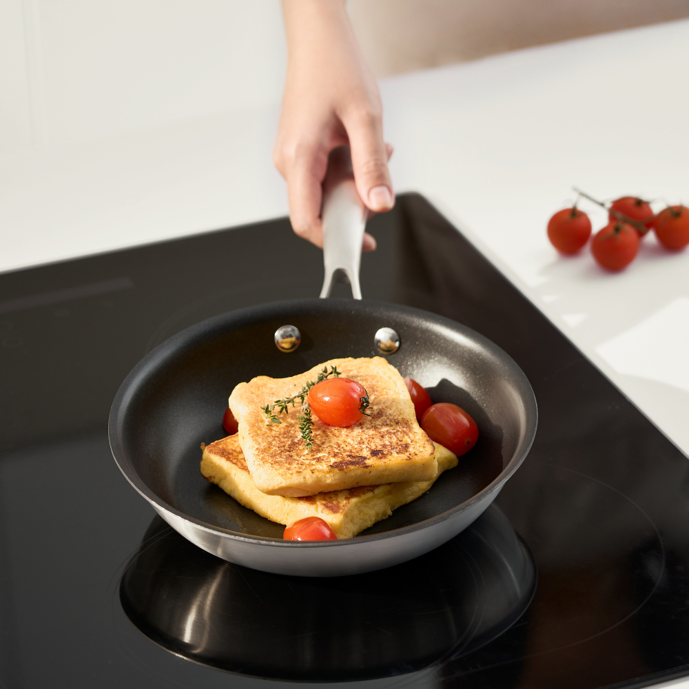 Chảo inox chống dính nguyên khối Omi Essential 24 cm (chảo rán) Đồ gia ...