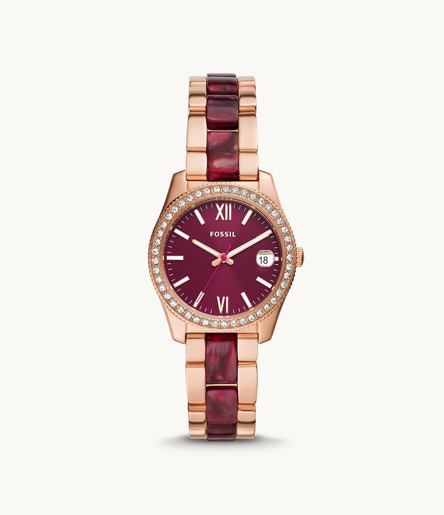 Đồng hồ Fossil Chính hãng Scarlette Mini Three-Hand Date ES5010