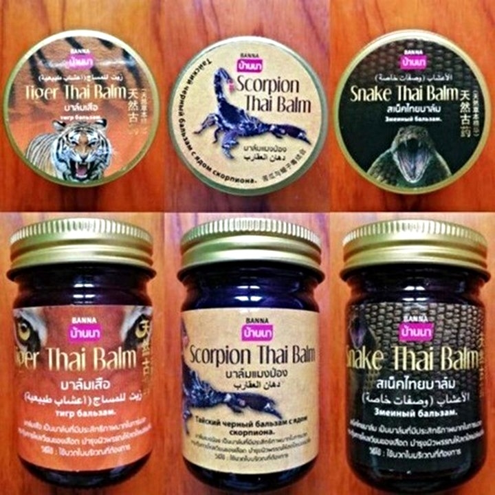 Dầu cù là Rắn - Hổ - Bọ Cạp  Thái  50g
