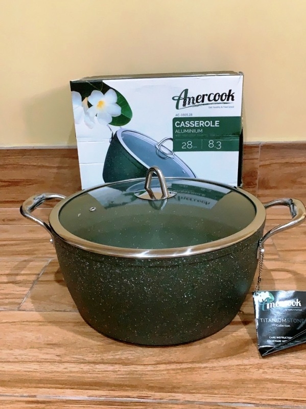Nồi Mỹ  Anercook đường kính 28cm cao 13 cm chống dính dung tích 8.3L