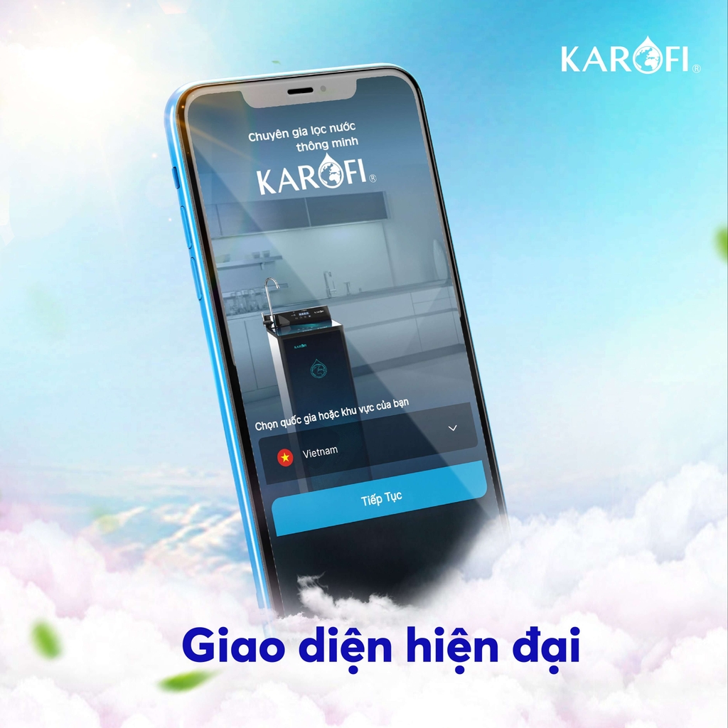 Giao diện hiện đại của app Karofi 365