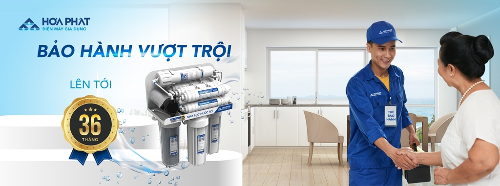 Bảo hành vượt trội đến 36 tháng