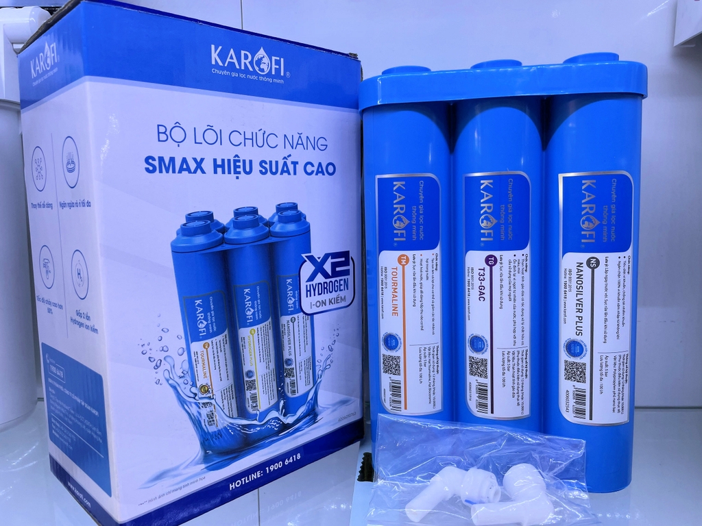 Bộ lõi chức năng SMAX HP 6.2 chính hãng Karofi màu xanh dương thế hệ 2021