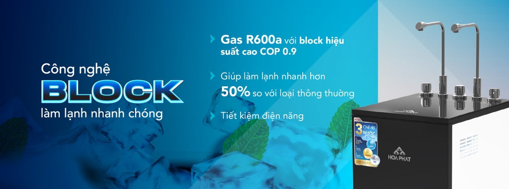 Công nghệ làm lạnh sâu bằng Block