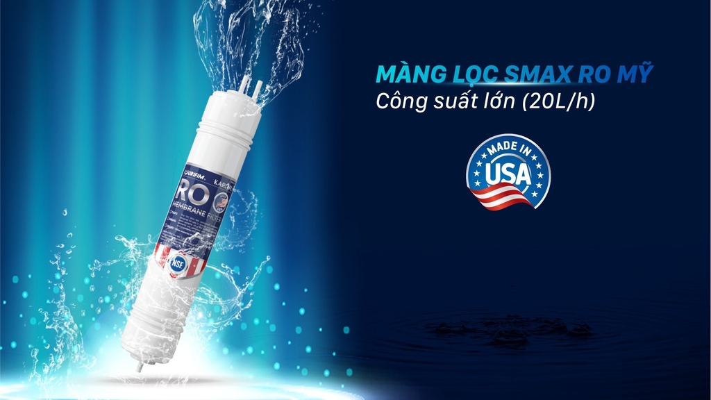 Màng RO Purifim Mỹ cho công suất lọc 20L/H
