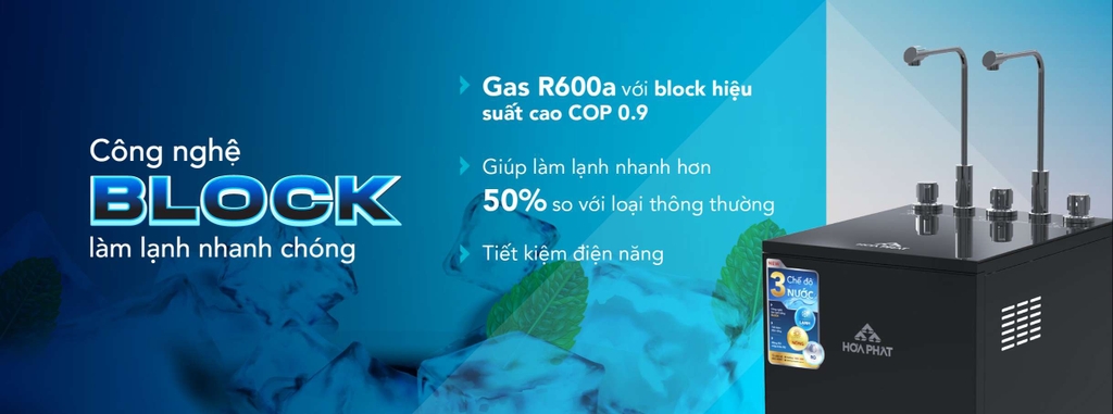 Công nghệ làm lạnh sâu bằng Block