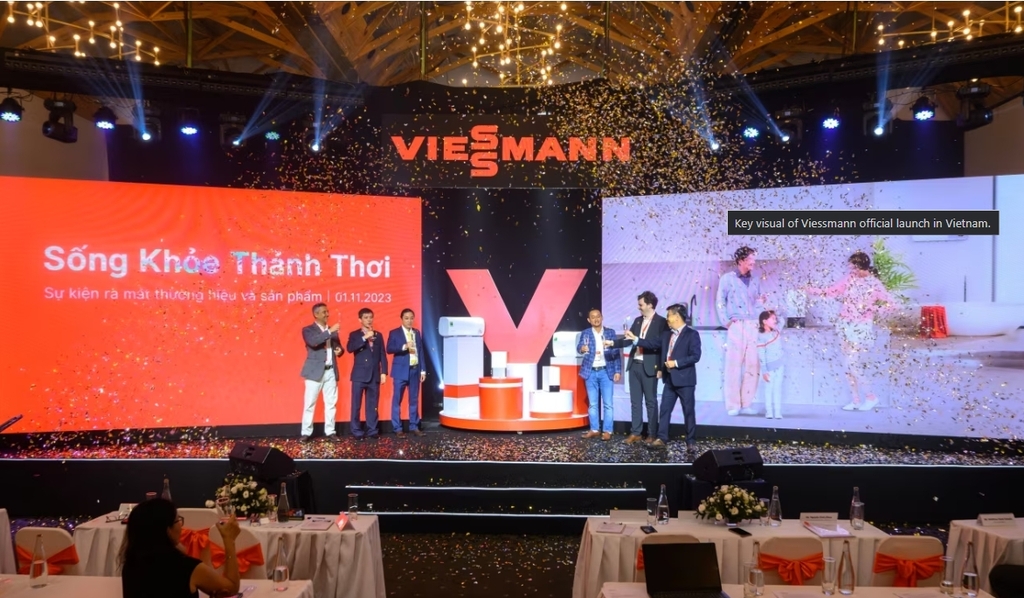 Viessmann ra mắt sản phẩm về nước tại Việt Nam