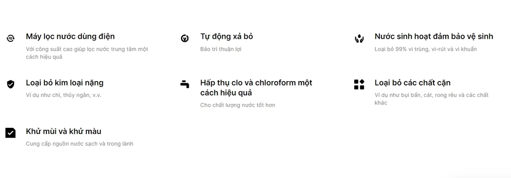 Máy lọc nước Vitopure S2 là giải pháp lọc nước trung tâm sử dụng điện với công suất cao giúp làm sạch nguồn nước từ đầu nguồn