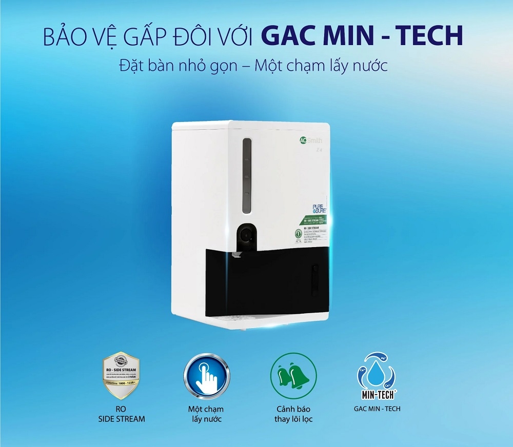 Tính năng nổi bật của máy lọc nước RO A. O. Smith Z4