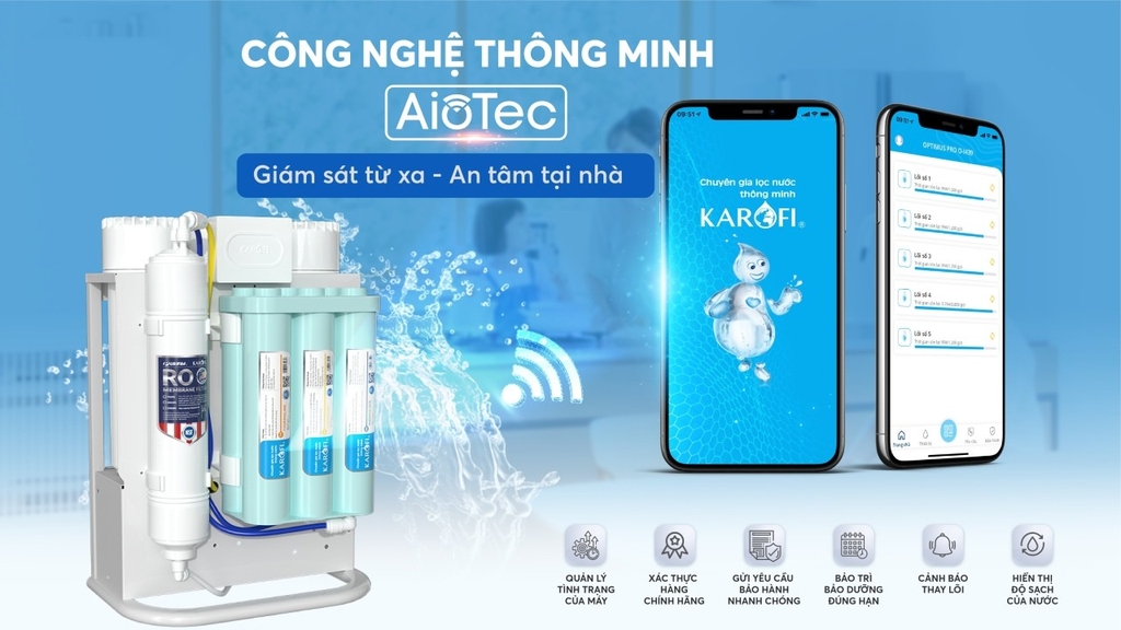 Hệ thống kiểm soát thông minh Aiotec của Karofi U96