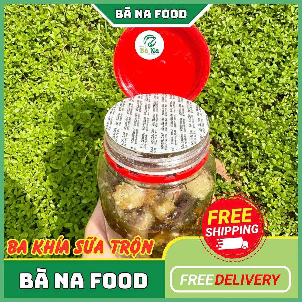 600g Ba Khía Sữa Trộn Sẵn Giòn Rụm Chắc Thịt Thơm Ngon - Đạt Chứng Nhận OCOP 3 SAO - BÀ NA FOOD