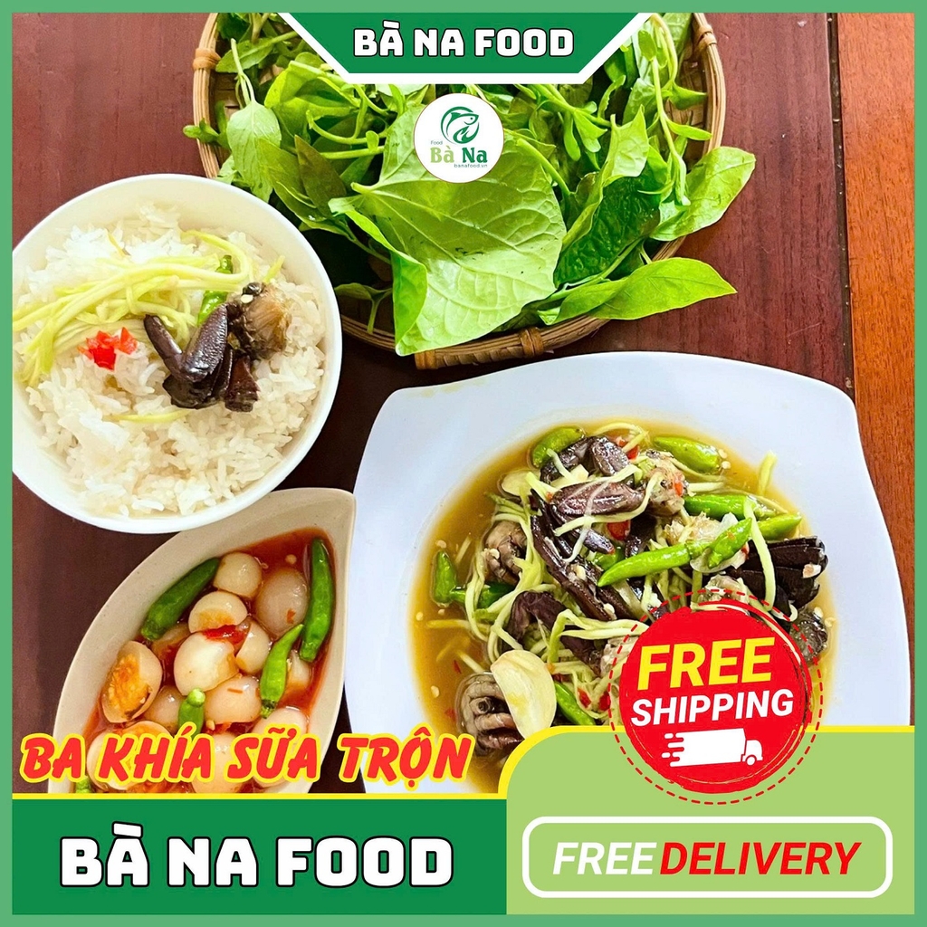 600g Ba Khía Sữa Trộn Sẵn Giòn Rụm Chắc Thịt Thơm Ngon - Đạt Chứng Nhận OCOP 3 SAO - BÀ NA FOOD