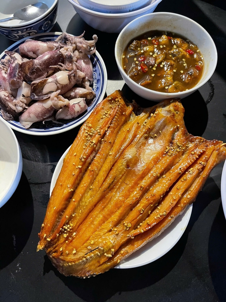 Khô cá lóc thiên nhiên thịt ngọt dai tự nhiên ướp tiêu sọ thơm nức mũi - Bà Na Food