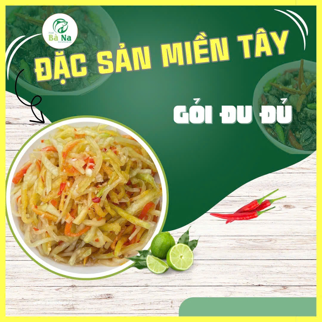 Mắm đu đủ giòn - Bà Na Food