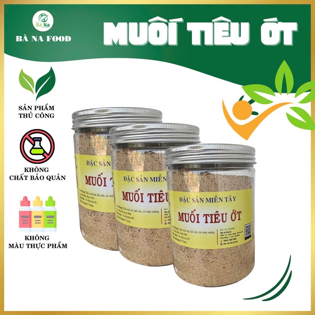 Muối tiêu rang thơm hấp dẫn nhà làm giòn ngon - Bà Na Food