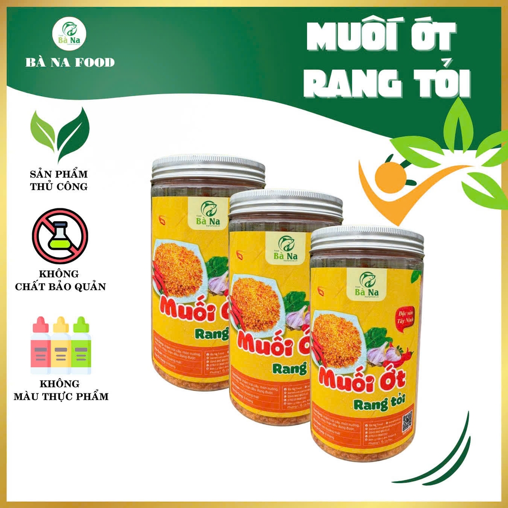Muối ớt chấm trái cây nhà làm sạch sẽ giòn rụm ngon bá cháy - Bà Na Food