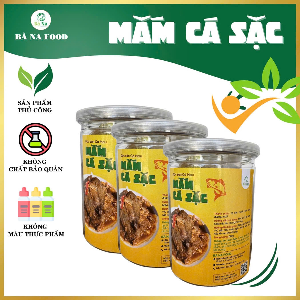 Mắm cá sặc thiên nhiên thịt thơm ngon dai xuất sắc - Bà Na Food