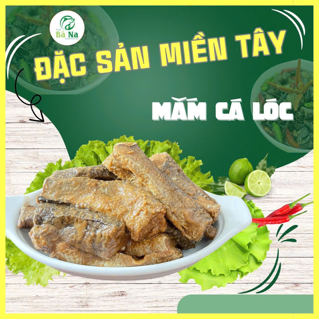 Mắm cá lóc thiên nhiên thịt thơm dai ngon xuất sắc - Bà Na Food