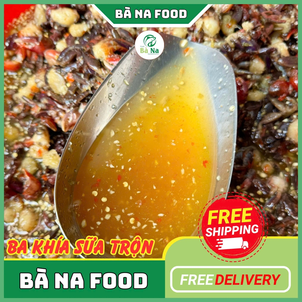 600g Ba Khía Sữa Trộn Sẵn Giòn Rụm Chắc Thịt Thơm Ngon - Đạt Chứng Nhận OCOP 3 SAO - BÀ NA FOOD