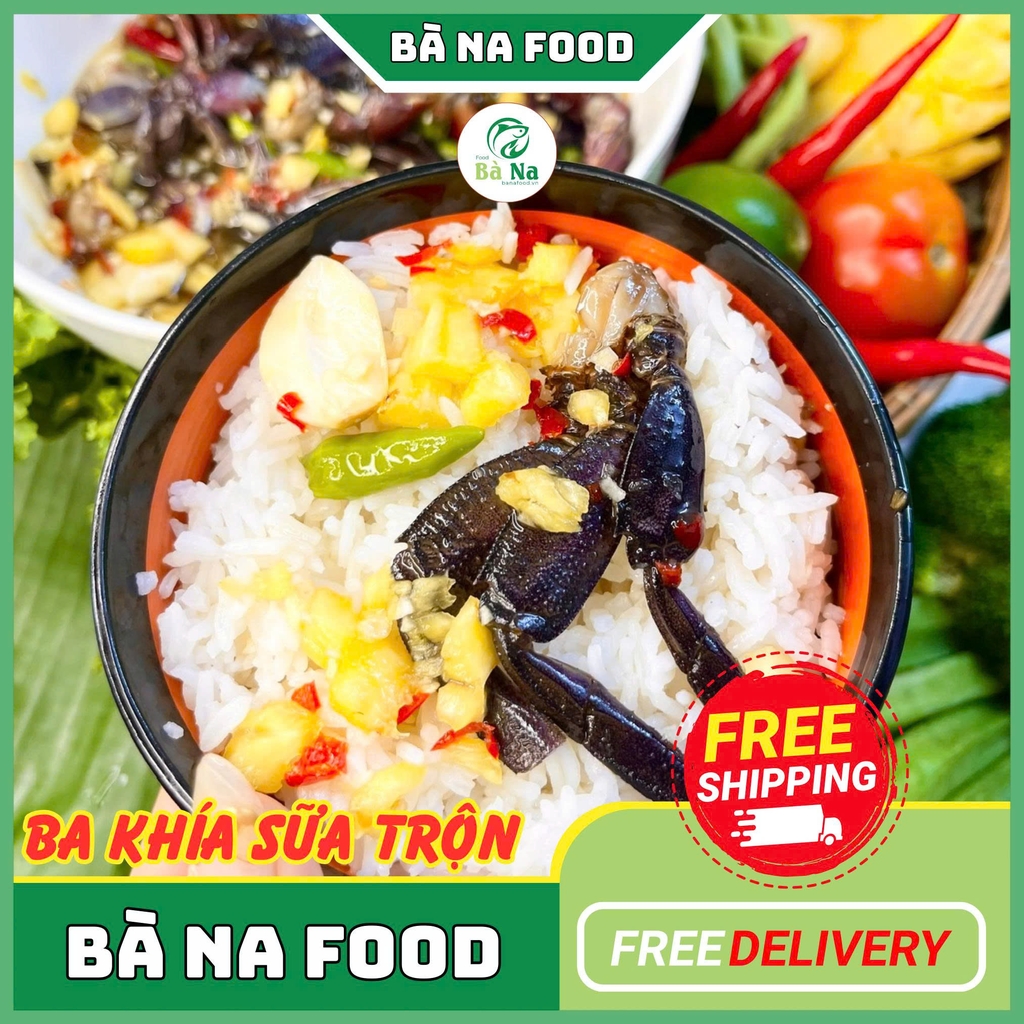 600g Ba Khía Sữa Trộn Sẵn Giòn Rụm Chắc Thịt Thơm Ngon - Đạt Chứng Nhận OCOP 3 SAO - BÀ NA FOOD