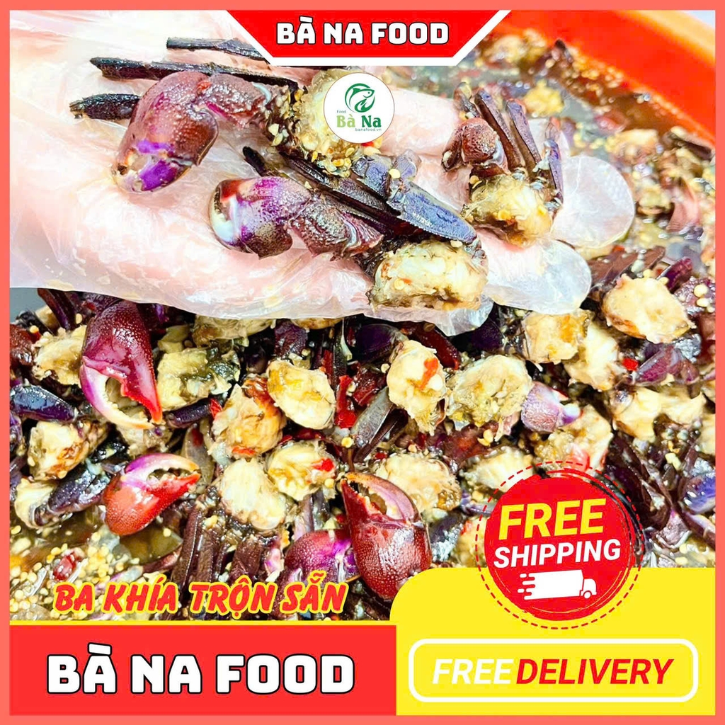 600g Ba Khía Trộn Đu Đủ Giòn Rụm Chắc Thịt Thơm Ngon - Đạt Chứng Nhận OCOP 3 SAO - BÀ NA FOOD