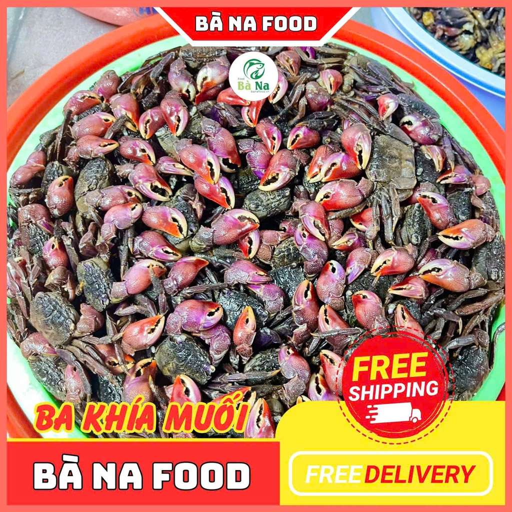 600g Ba Khía Trộn CON TO Chắc Thịt Thơm Ngon - Đạt Chứng Nhận OCOP 3 SAO - BÀ NA FOOD