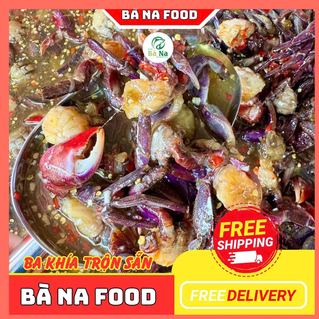 600g Ba Khía Trộn CON TO Chắc Thịt Thơm Ngon - Đạt Chứng Nhận OCOP 3 SAO - BÀ NA FOOD