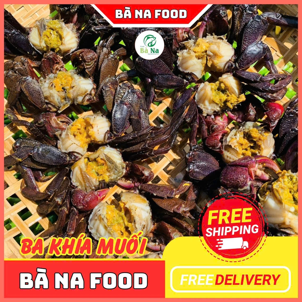 600g Ba Khía Trộn Cà Pháo Giòn Rụm Chắc Thịt Thơm Ngon - Đạt Chứng Nhận OCOP 3 SAO - BÀ NA FOOD