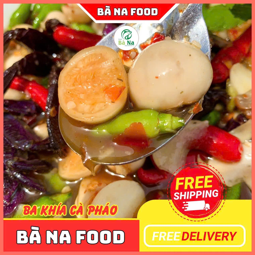 600g Ba Khía Trộn Cà Pháo Giòn Rụm Chắc Thịt Thơm Ngon - Đạt Chứng Nhận OCOP 3 SAO - BÀ NA FOOD
