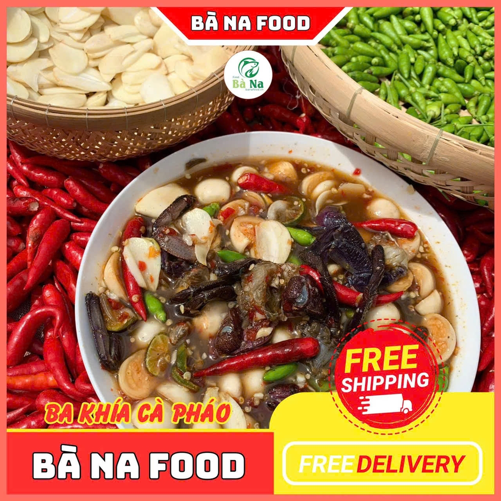 600g Ba Khía Trộn Cà Pháo Giòn Rụm Chắc Thịt Thơm Ngon - Đạt Chứng Nhận OCOP 3 SAO - BÀ NA FOOD