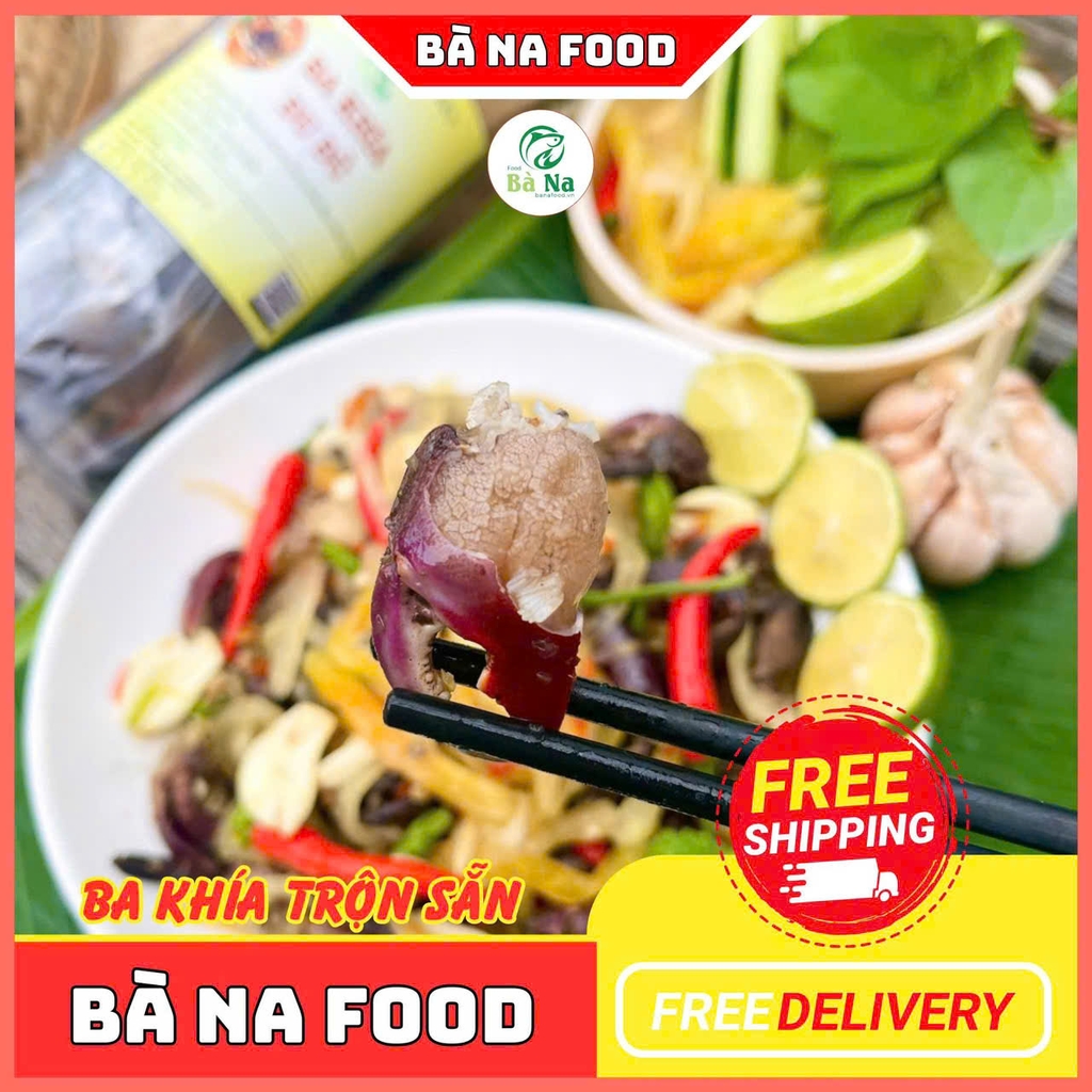 600g Ba Khía Trộn Đu Đủ Giòn Rụm Chắc Thịt Thơm Ngon - Đạt Chứng Nhận OCOP 3 SAO - BÀ NA FOOD