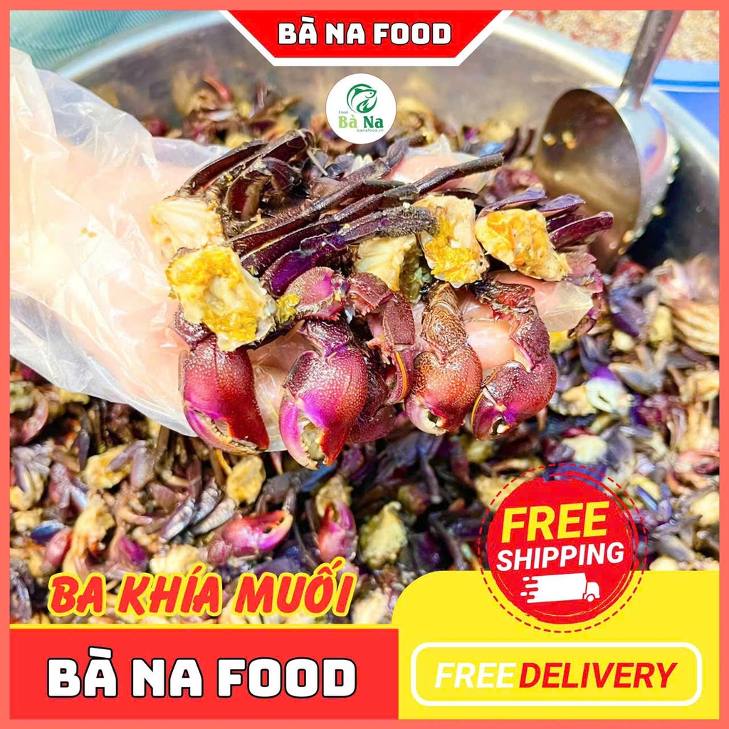 600g Ba Khía Trộn Cà Pháo Giòn Rụm Chắc Thịt Thơm Ngon - Đạt Chứng Nhận OCOP 3 SAO - BÀ NA FOOD