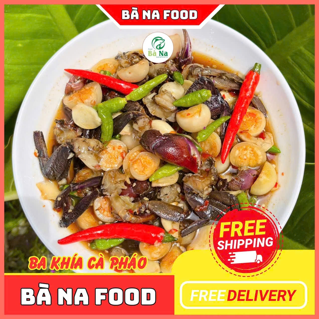 600g Ba Khía Trộn Cà Pháo Giòn Rụm Chắc Thịt Thơm Ngon - Đạt Chứng Nhận OCOP 3 SAO - BÀ NA FOOD