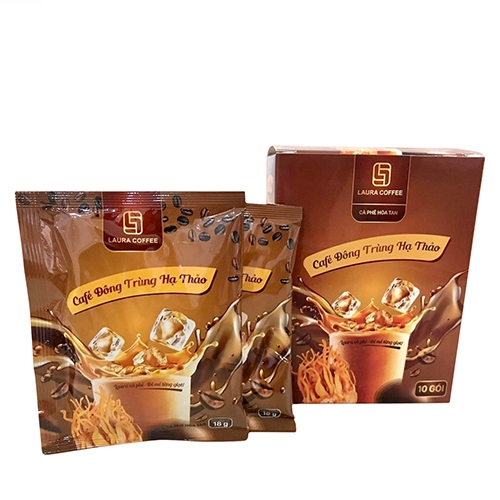 Cà phê Đông Trùng Hạ Thảo laura coffe (10 gói)