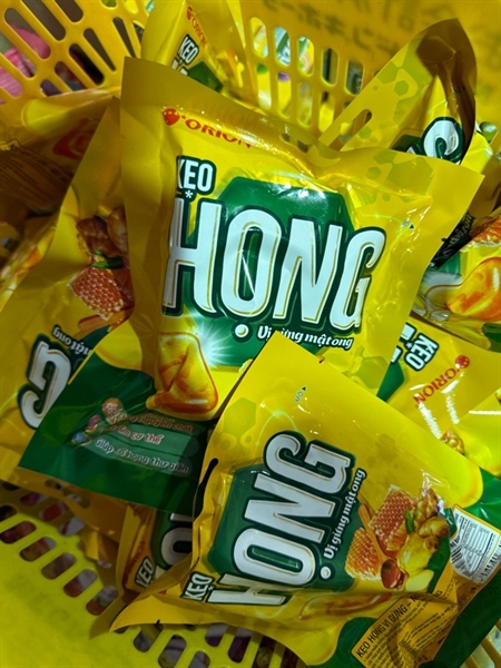 kẹo họng mật ong gừng
