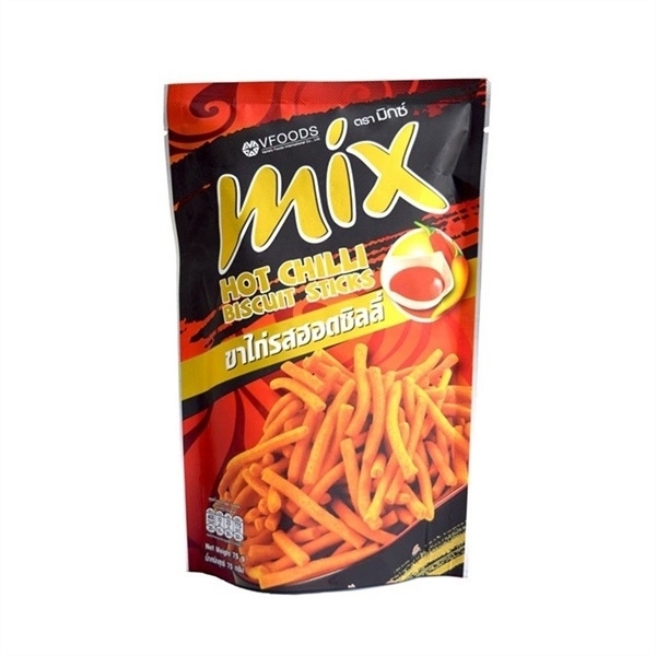 Bim Bim Mix vị tỏi ớt Hot chili stick 75g