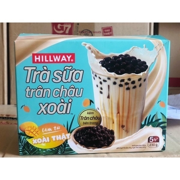 TRÀ SỮA TRÂN CHÂU HILLWAY BUBBLE TEA HỘP 260GG