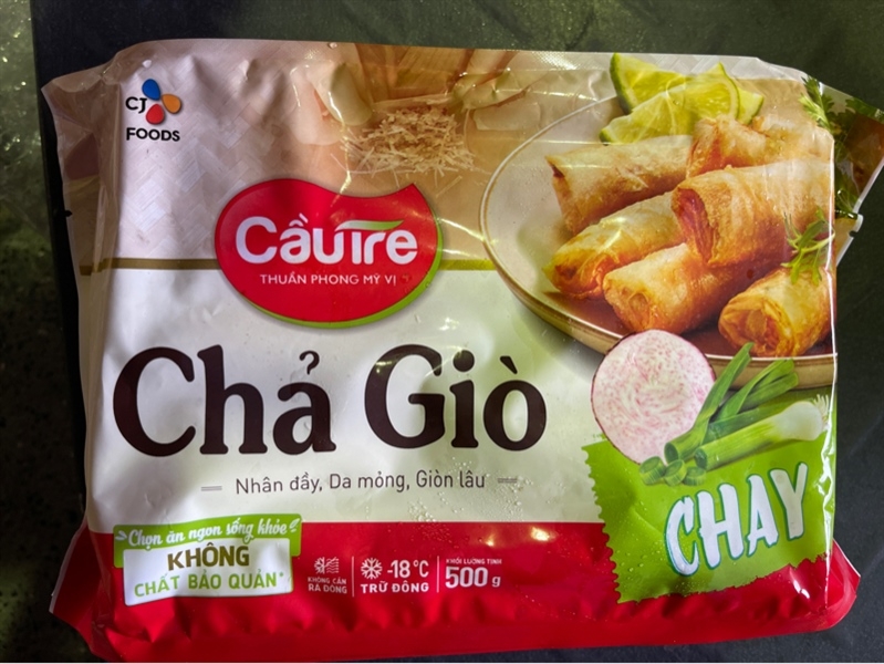CHẢ GIÒ CHAY CẦU TRE 500G