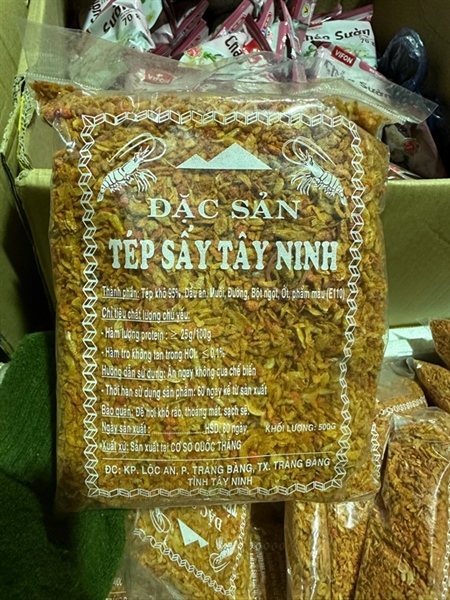 tép sấy tây ninh 500g