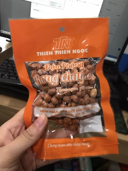 Đậu phộng rang cháy tỏi Thiên Thiên ngọc